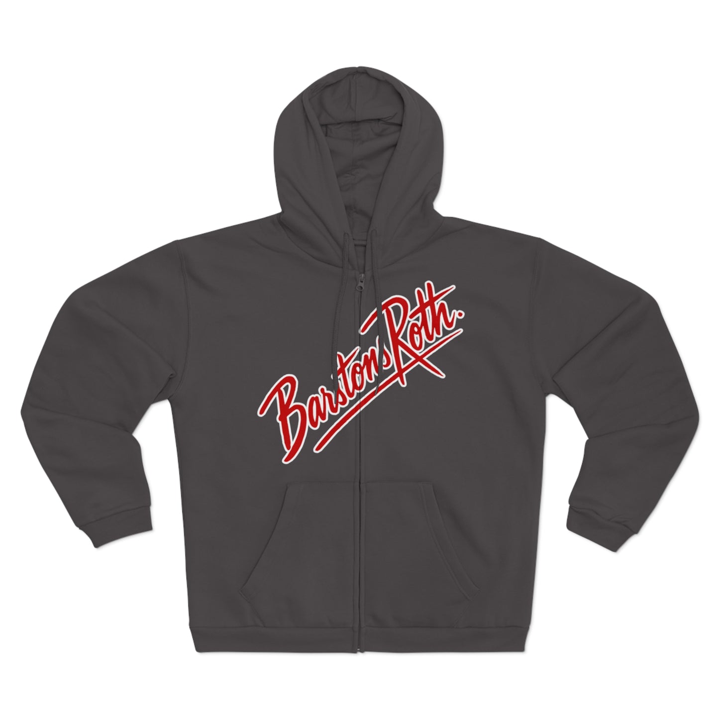 Barstons Roth - los B logo Hollywood zip up hoodie