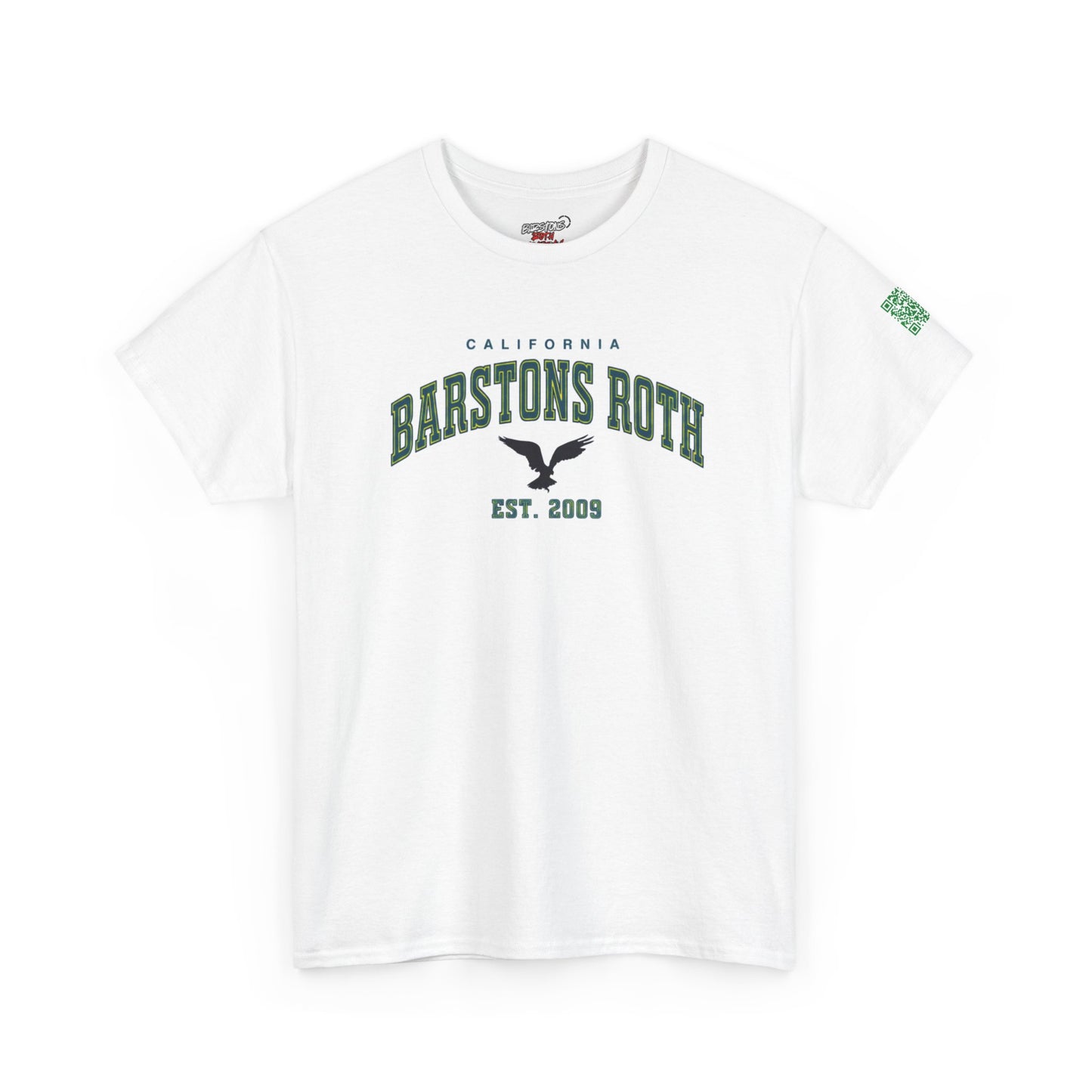 Barstons Roth Academy college Tee SCAN-ENABLED