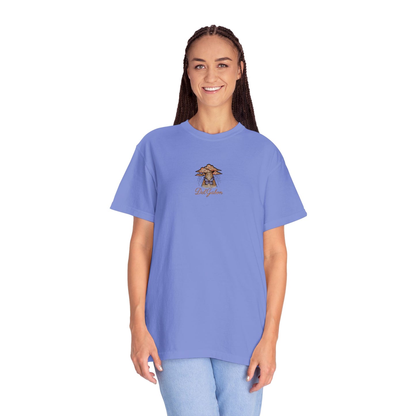 Del’Gabon butterfly September -tee