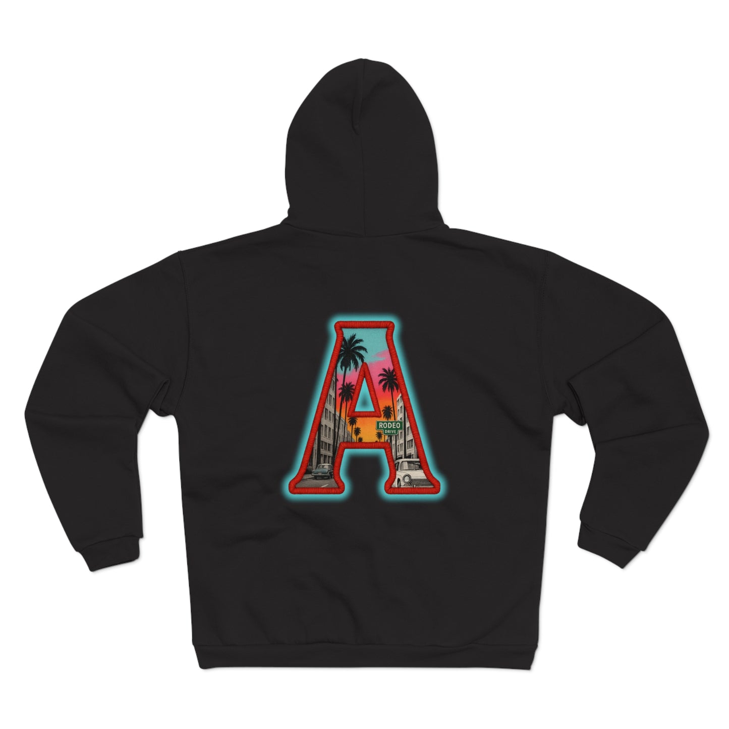 Barstons Roth Lost letters  -A logo rodeo Drivezip up hoodie