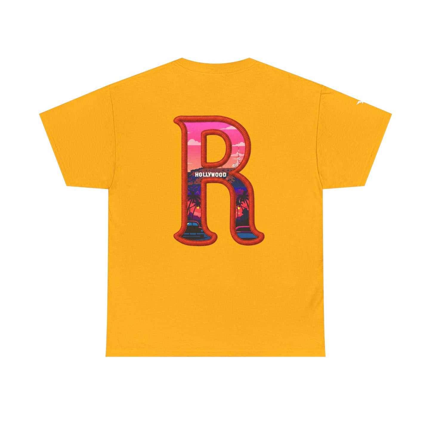 Barstons Roth Academy lost letter hawk crest  tee