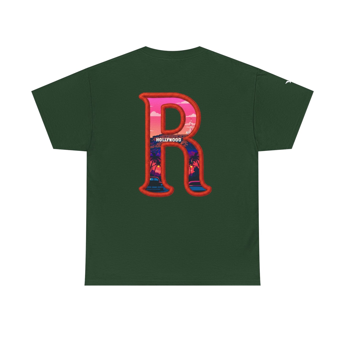 Barstons Roth Academy lost letter hawk crest  tee