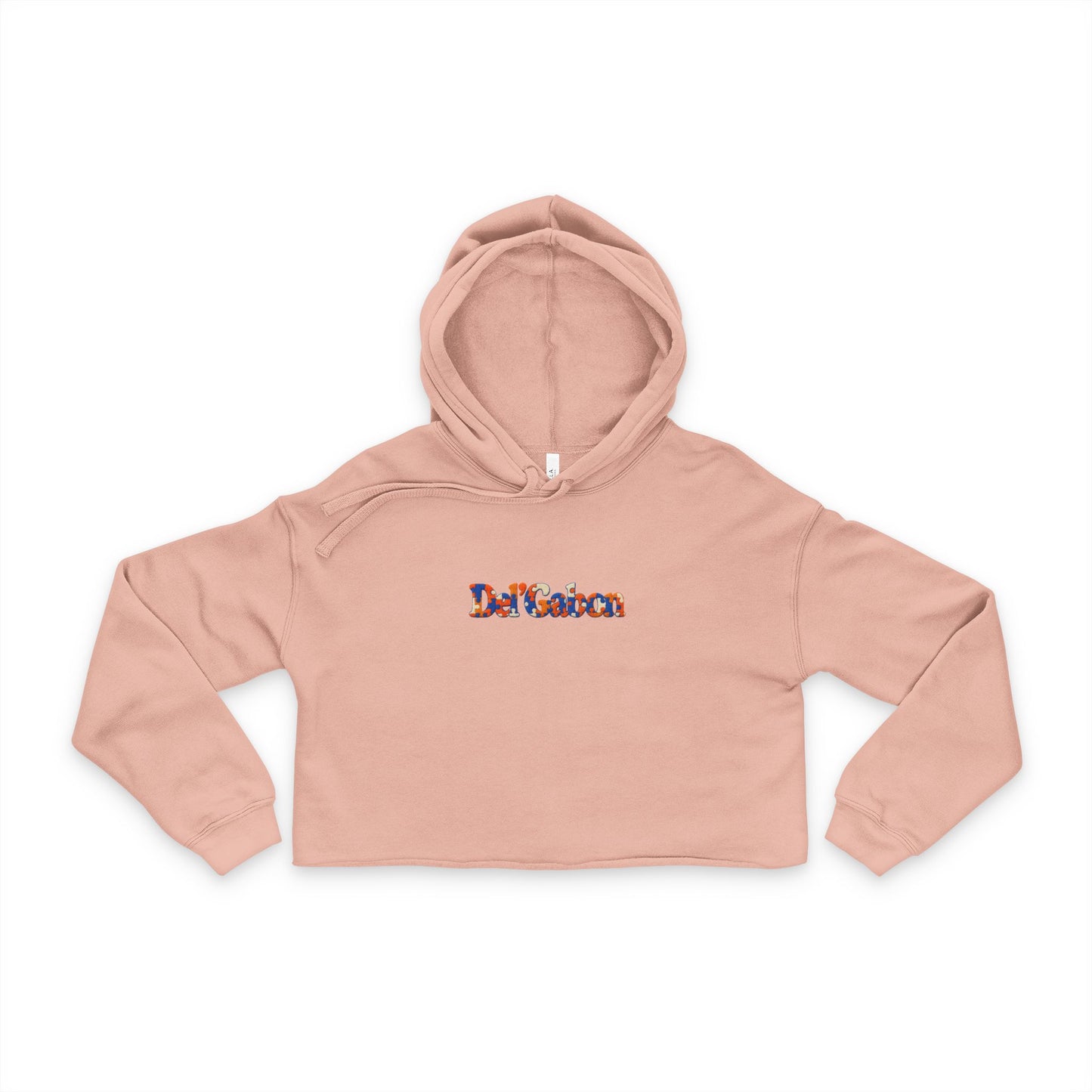 Del’Gabon puzzled Cropped Hoodie