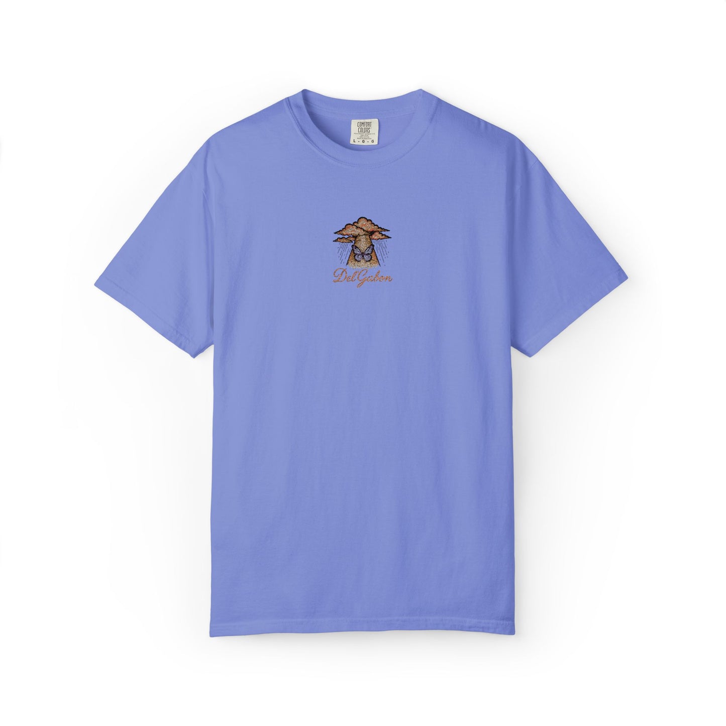 Del’Gabon butterfly September -tee