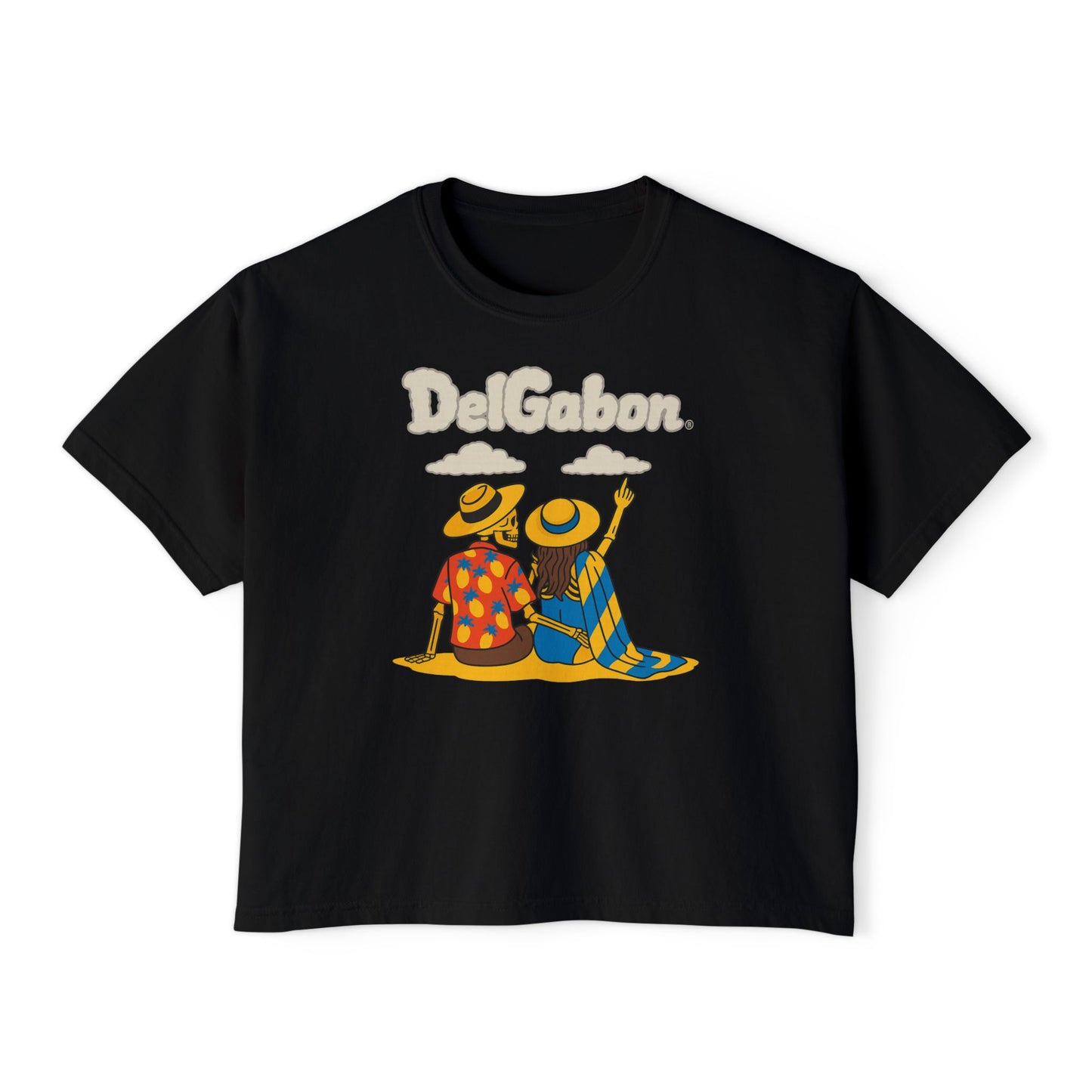 DelGabon 2DIE4 Graphic Tee — '2DIE4' Back Print Boxy Women's T-Shirt