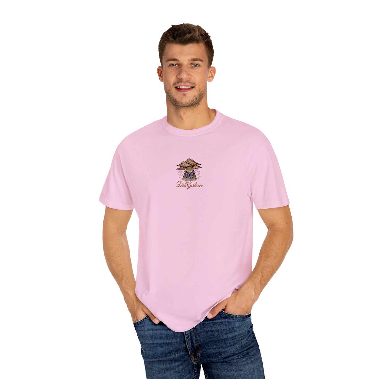 Del’Gabon butterfly September -tee