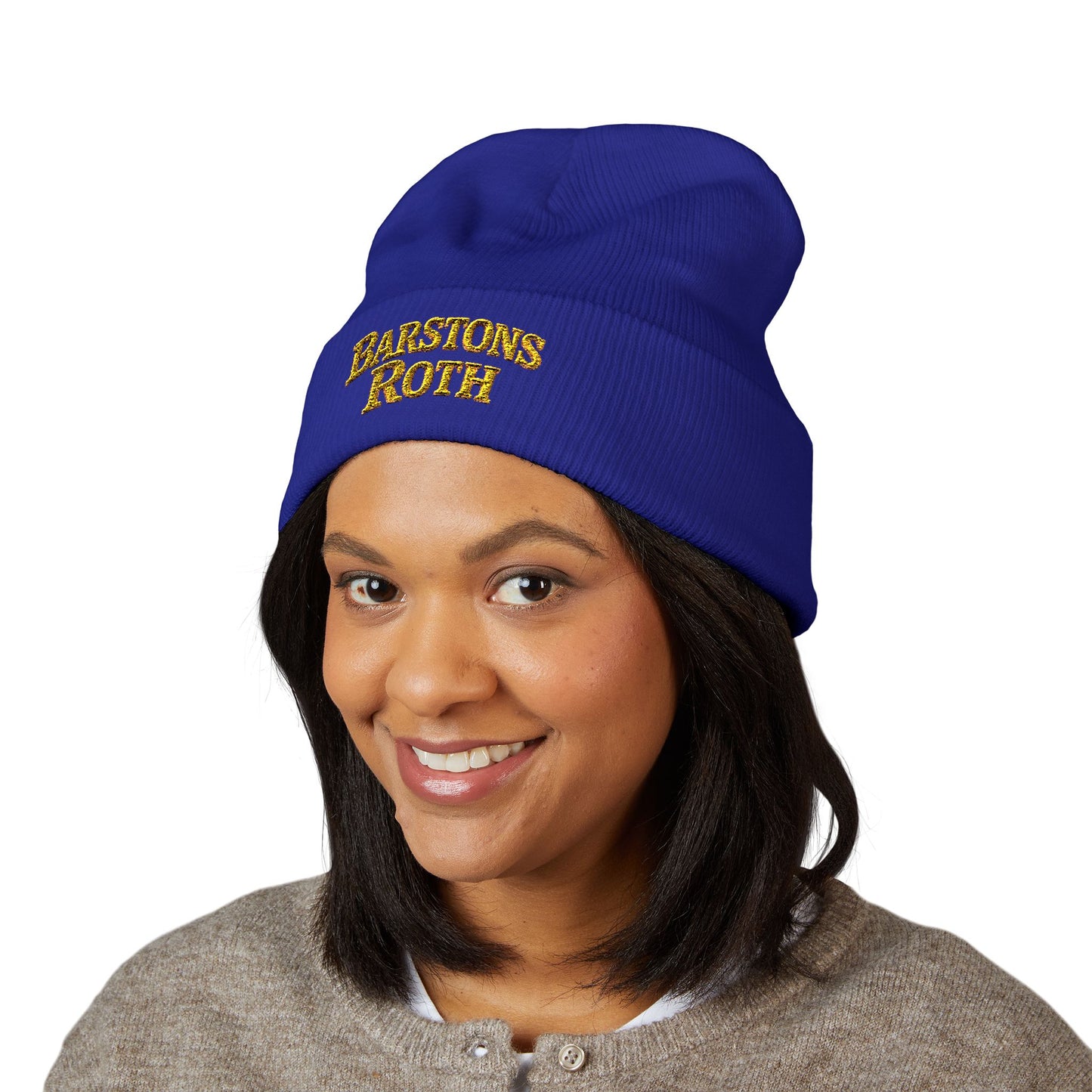 Barstons Roth - Classic Embroidered Cuffed Beanie