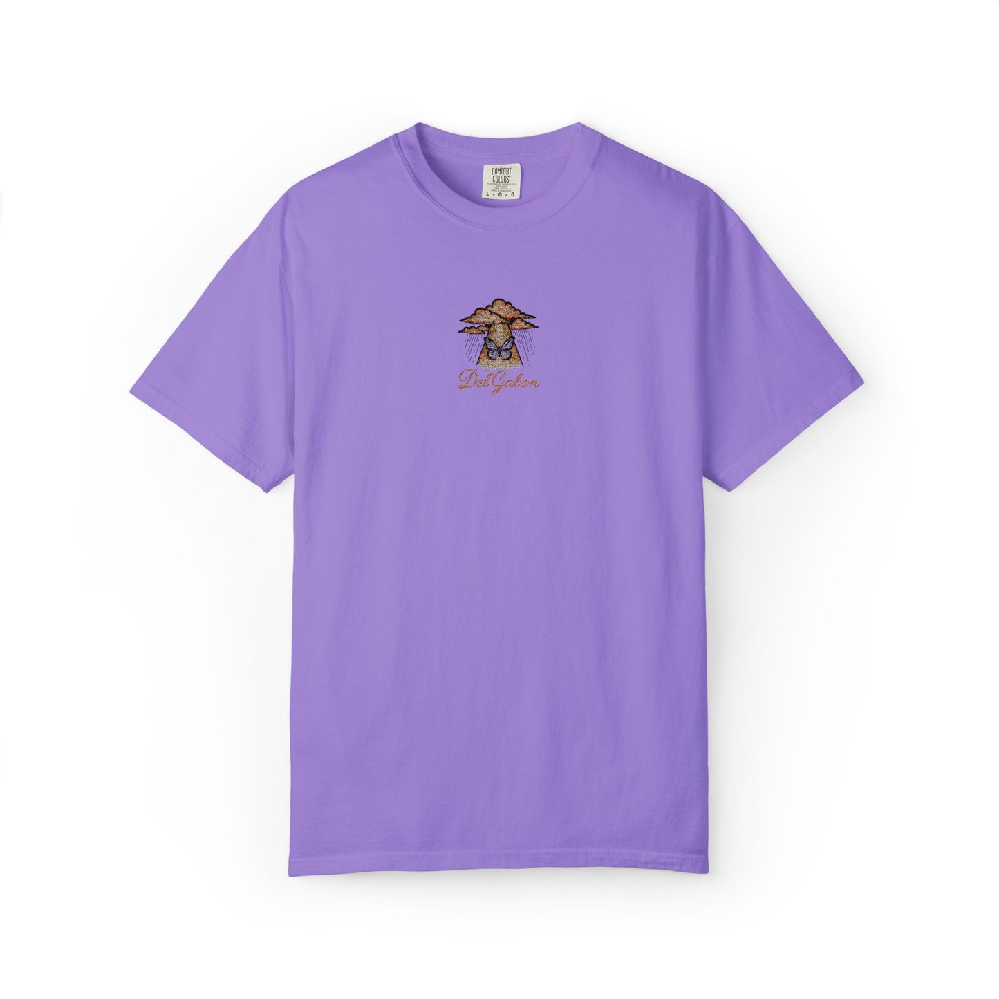 Del’Gabon butterfly September -tee