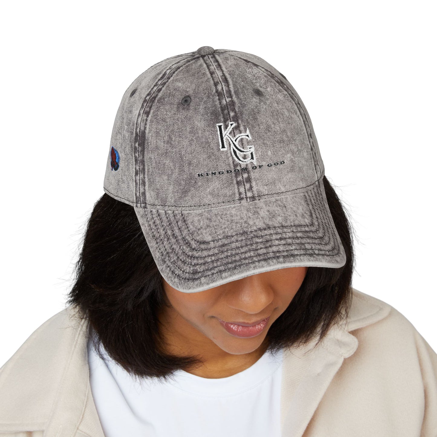 Kingdom of God -prayer hands emblem Cap (Embroidery)
