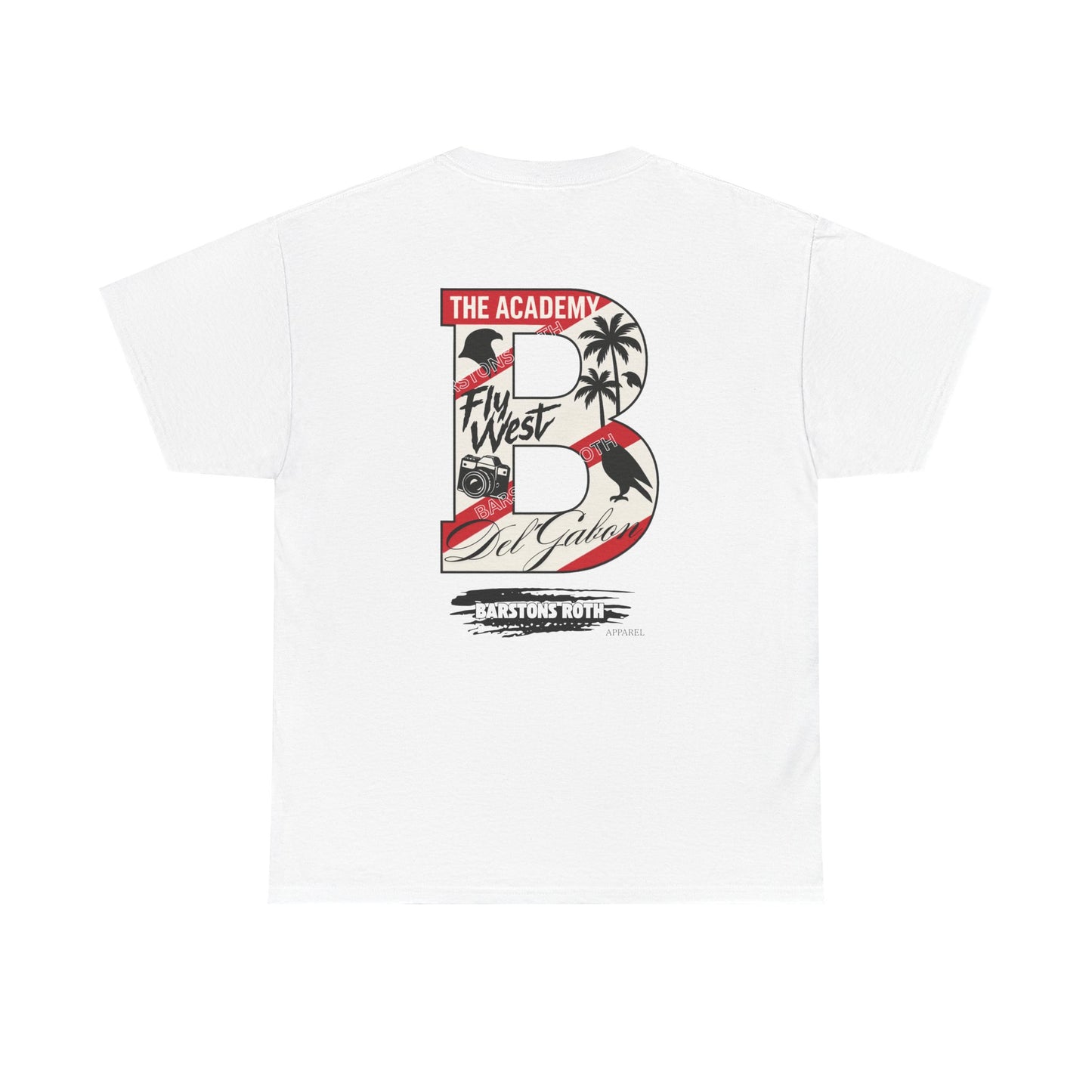 Barstons Roth/vintage letter B collage Tee