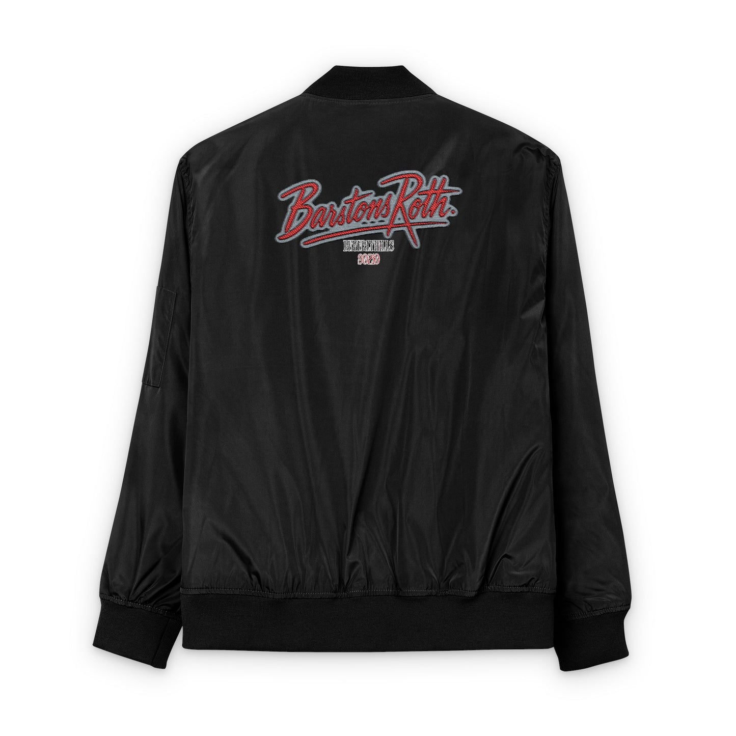 The Barstons Roth 90210 Beverly Hills Embroidered Bomber Jacket