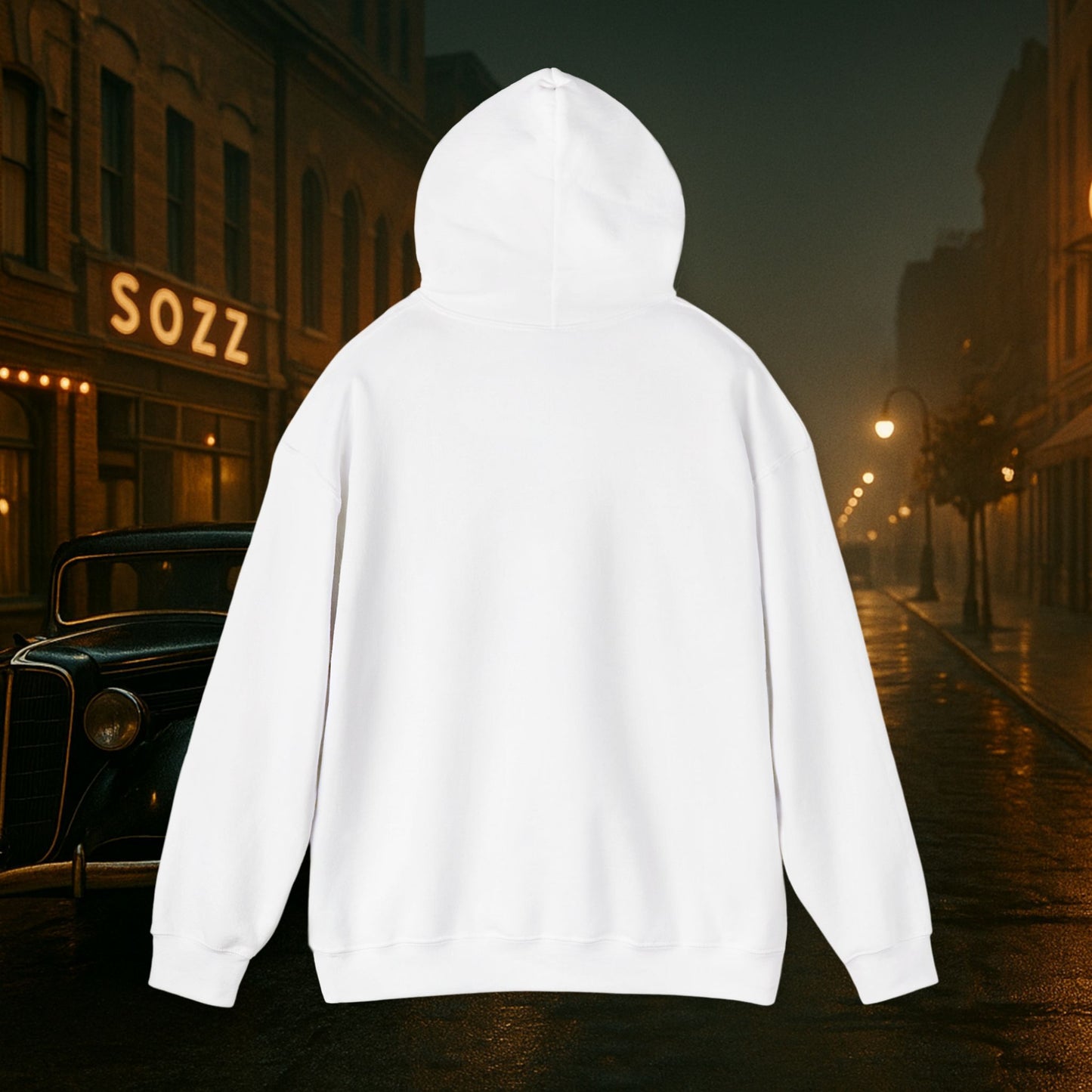 Vintage Noir Hoodie - 1930s Lady Killer Collection