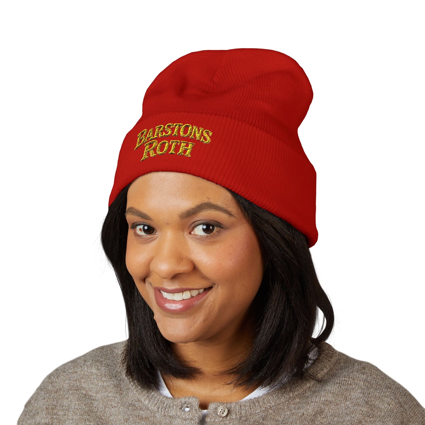 Barstons Roth - Classic Embroidered Cuffed Beanie