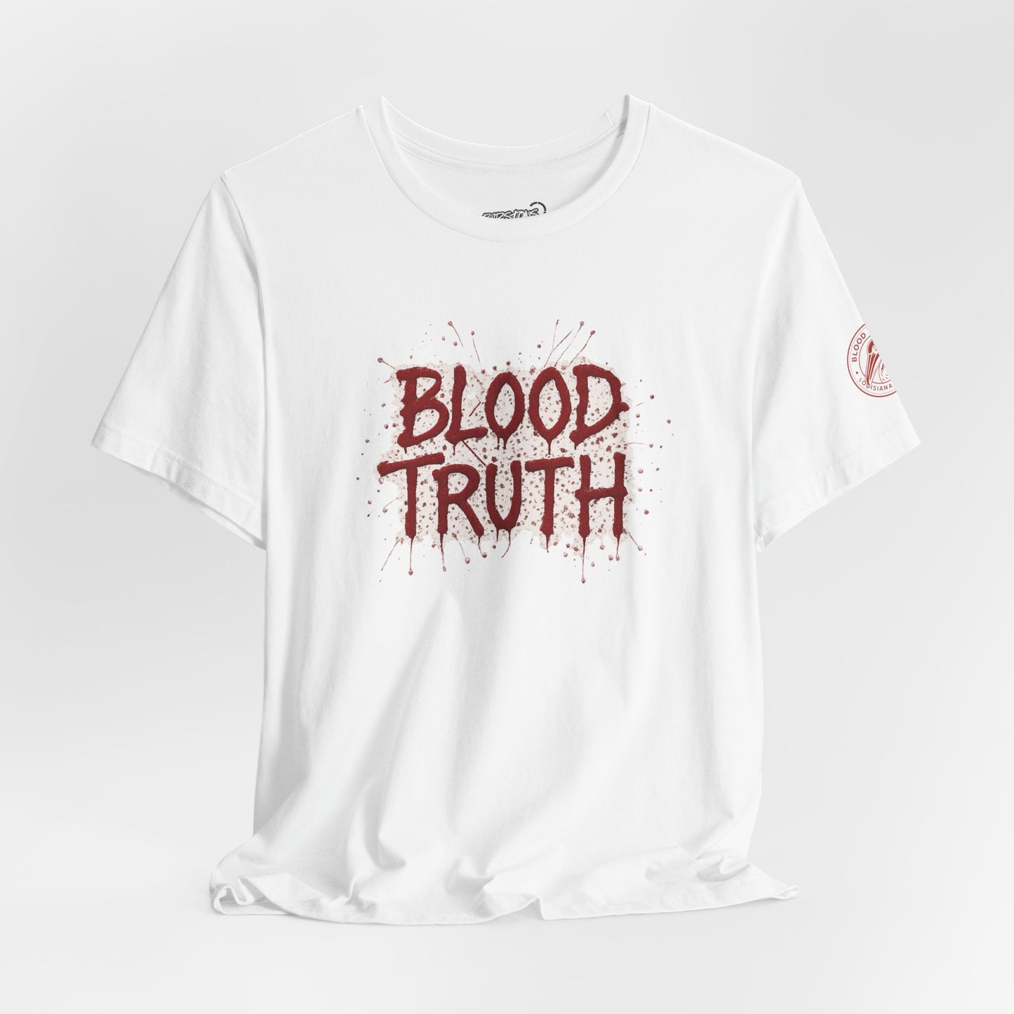 Blood truth Louisiana raised -Jersey Short Sleeve Tee
