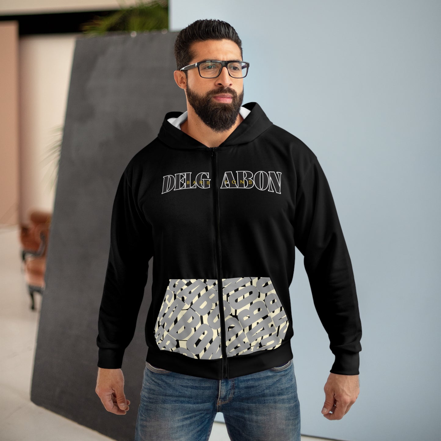 Del’Gabon - Zip Hoodie