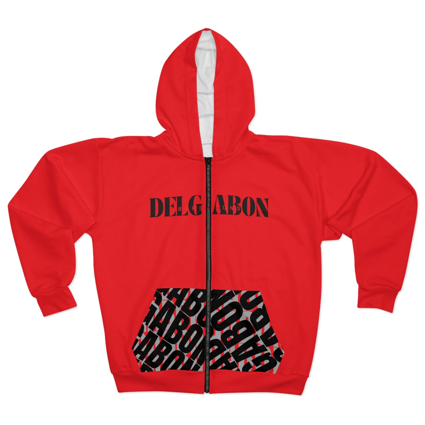 Del’Gabon- zip up hoodie