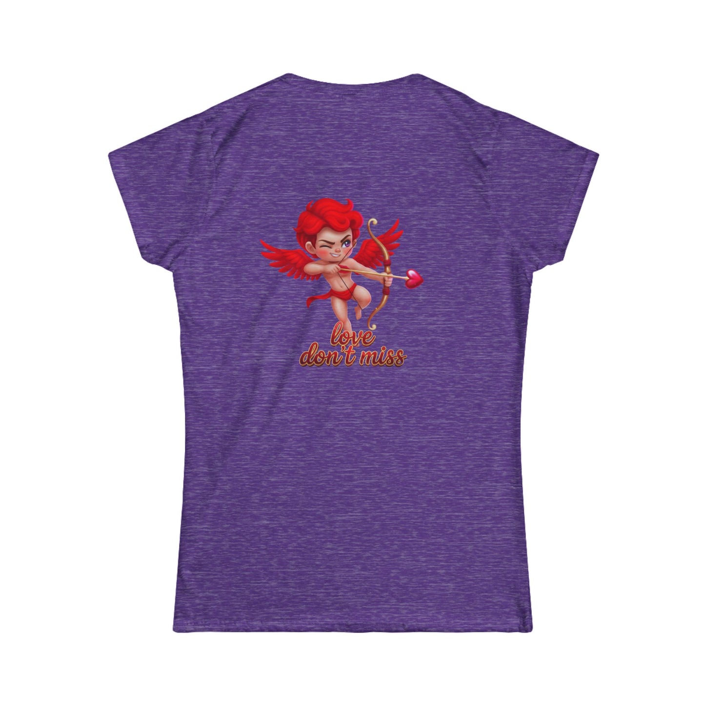 BR logo Cupid Graphic Tee — "Love Don't Miss" Women's T-Shirt