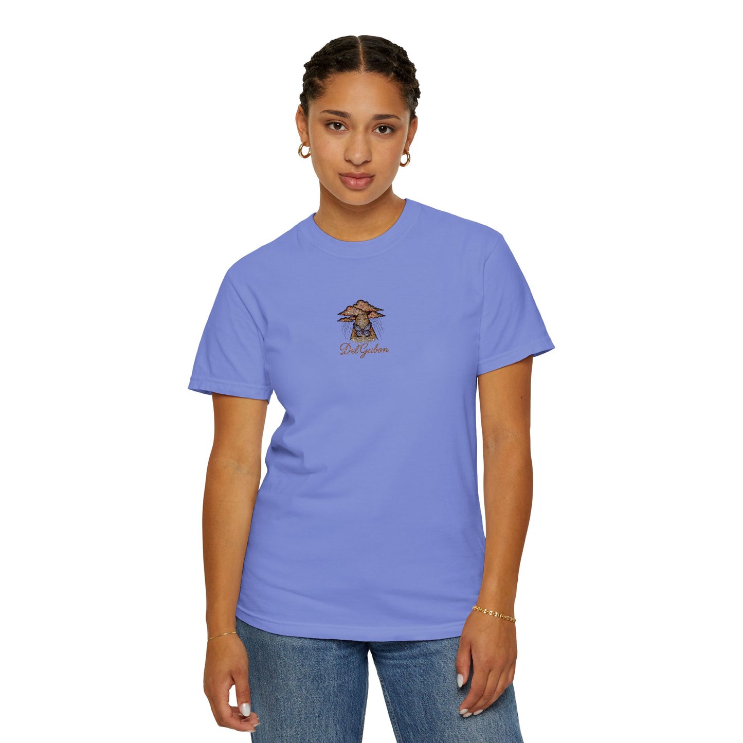 Del’Gabon butterfly September -tee