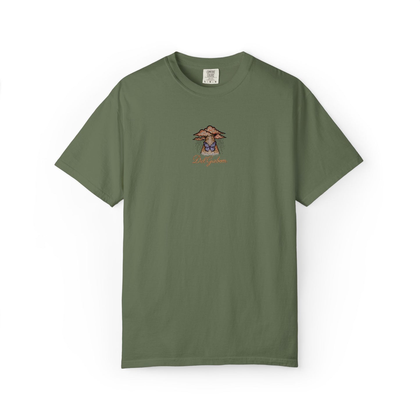 Del’Gabon butterfly September -tee