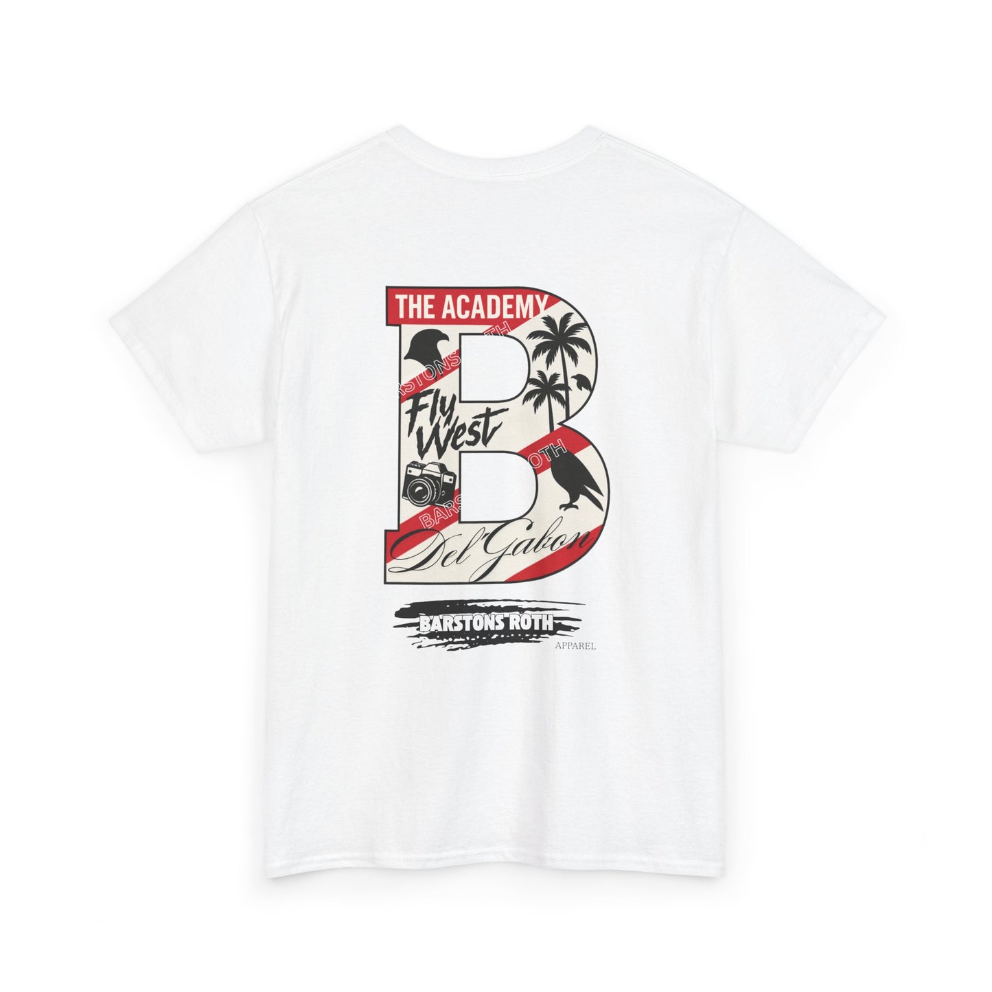 Barstons Roth/vintage letter B collage Tee