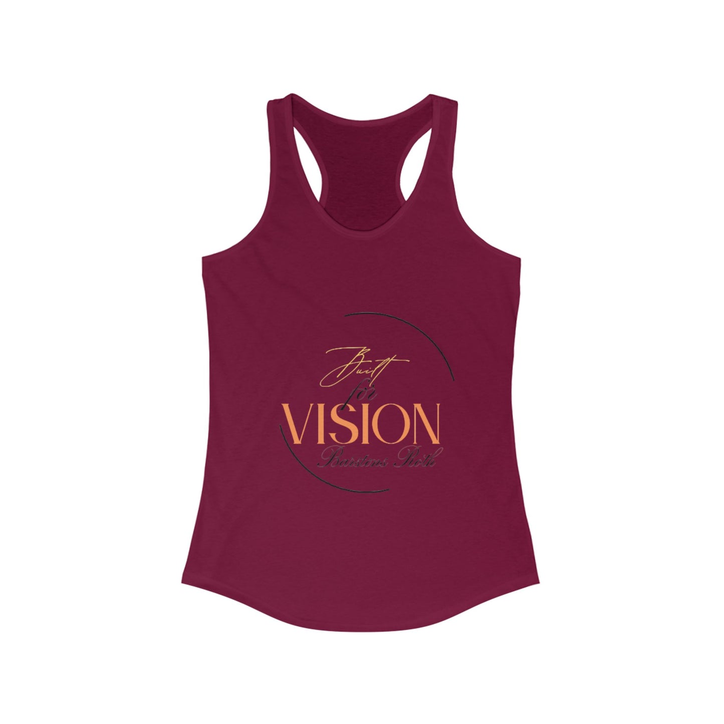 Built for vision Barstons Roth Women's Racerback Tank Top