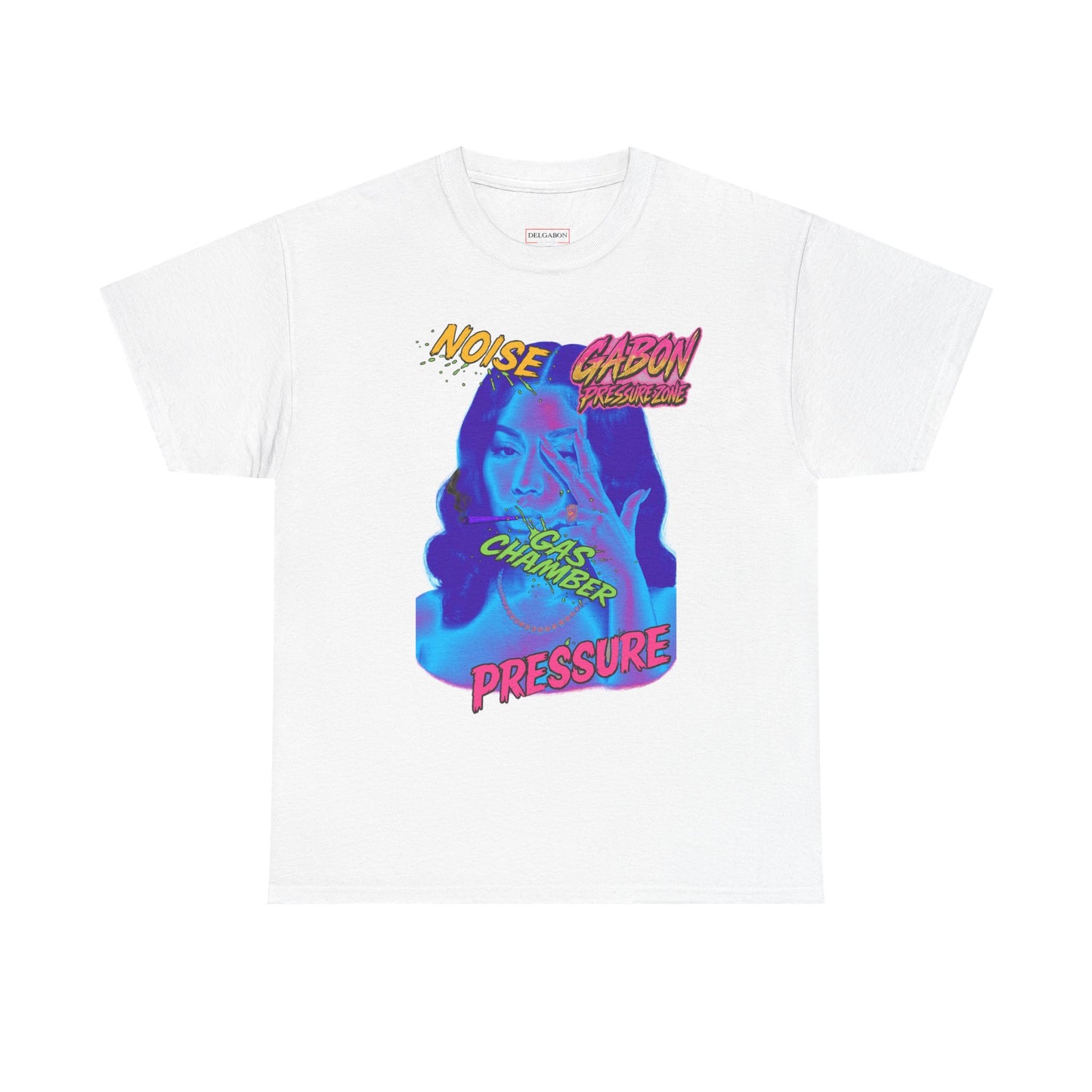 Del’Gabon- Graphic Tee Affirmation's: Noise Pressure Chamber, Unisex Heavy Cotton T-Shirt, Casual Wear, Gift for Friends, Unique Statement Piece