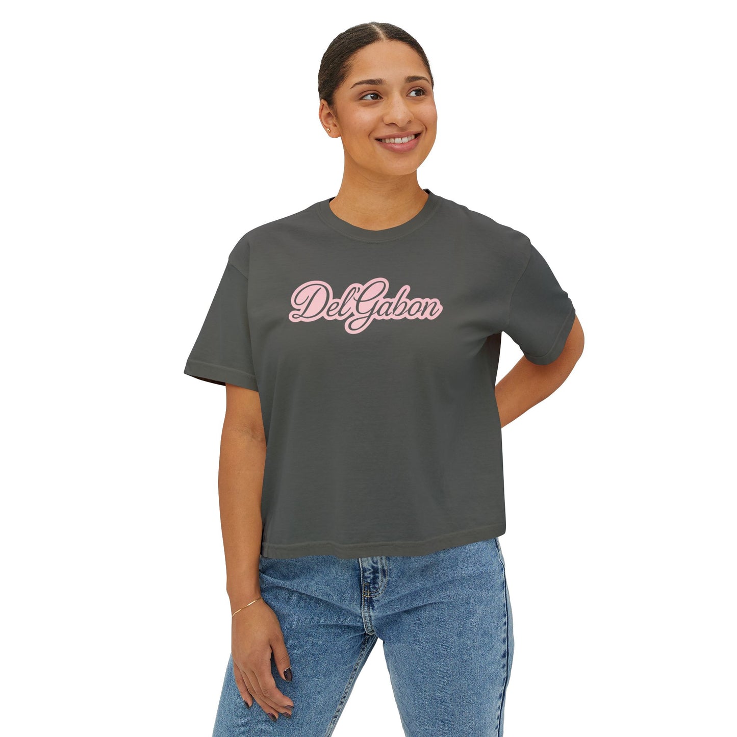 Del’Gabon puzzled Boxy Tee