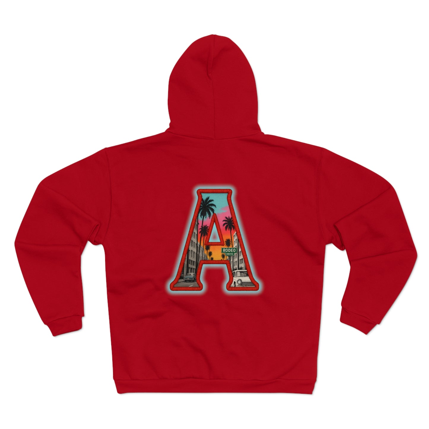 Barstons Roth Lost letters  -A logo rodeo Drivezip up hoodie