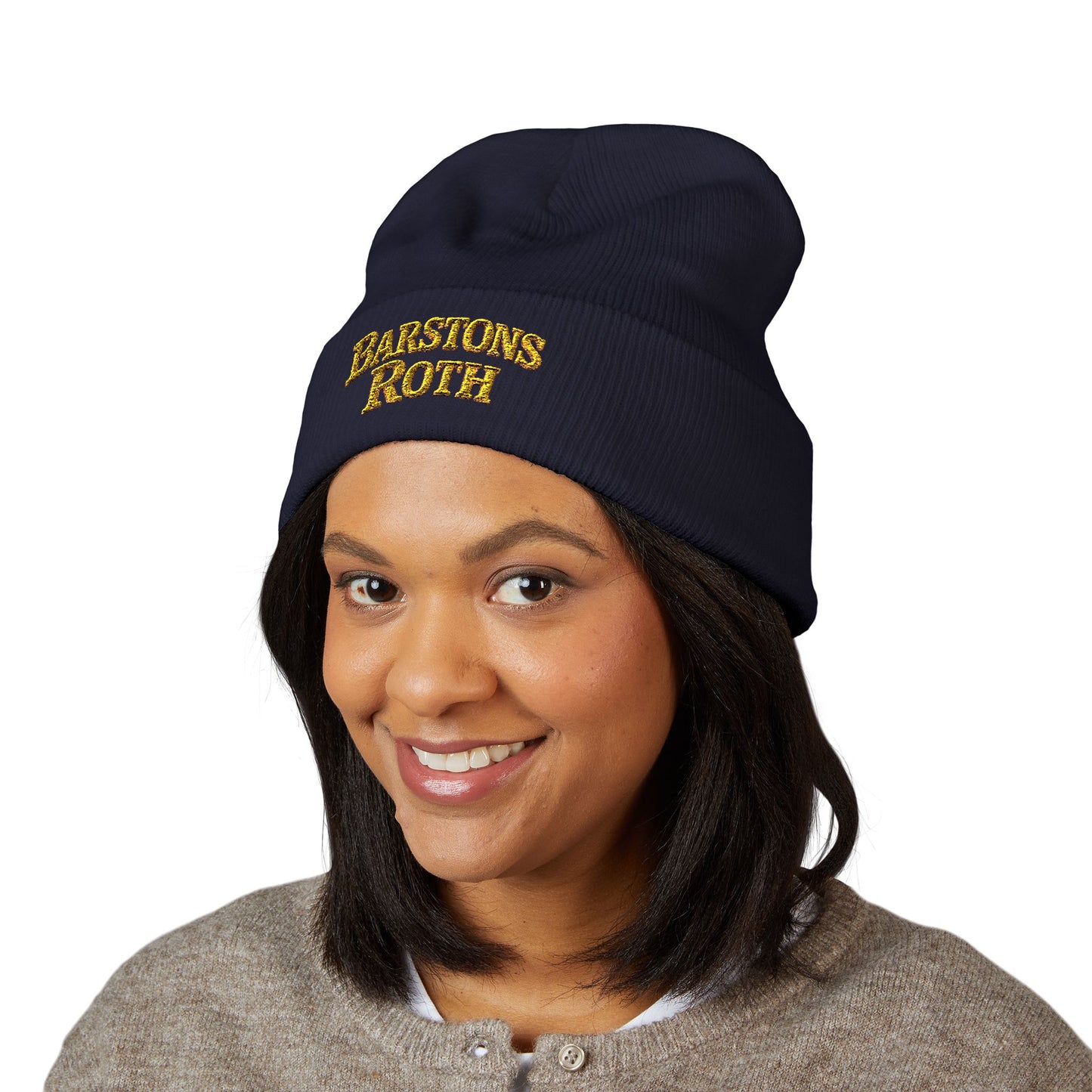Barstons Roth - Classic Embroidered Cuffed Beanie