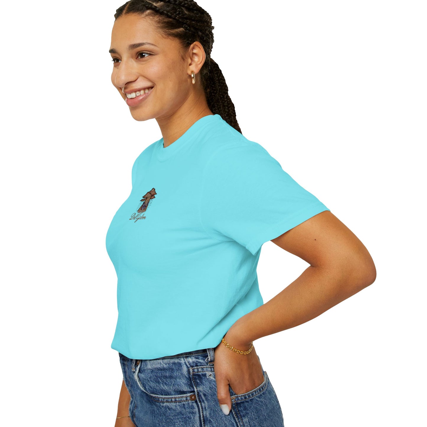 Del’Gabon butterfly September -tee