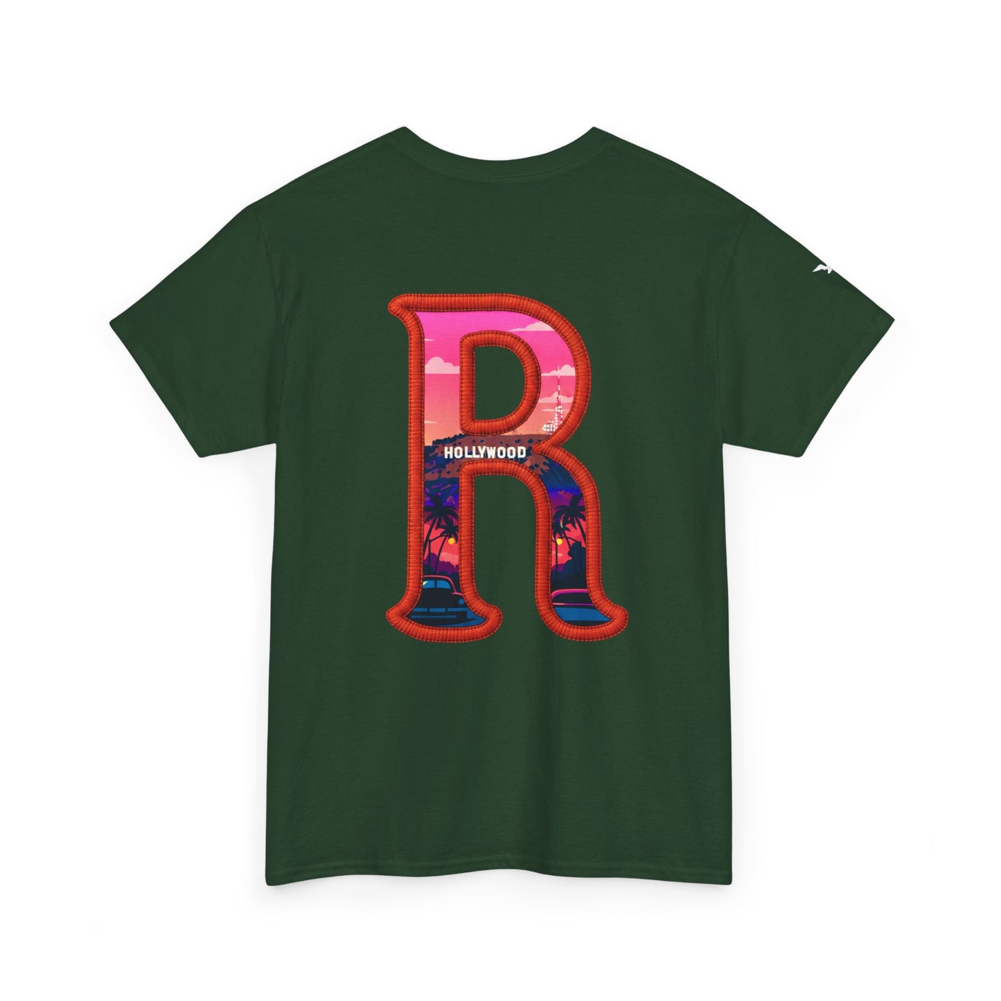 Barstons Roth Academy lost letter hawk crest  tee