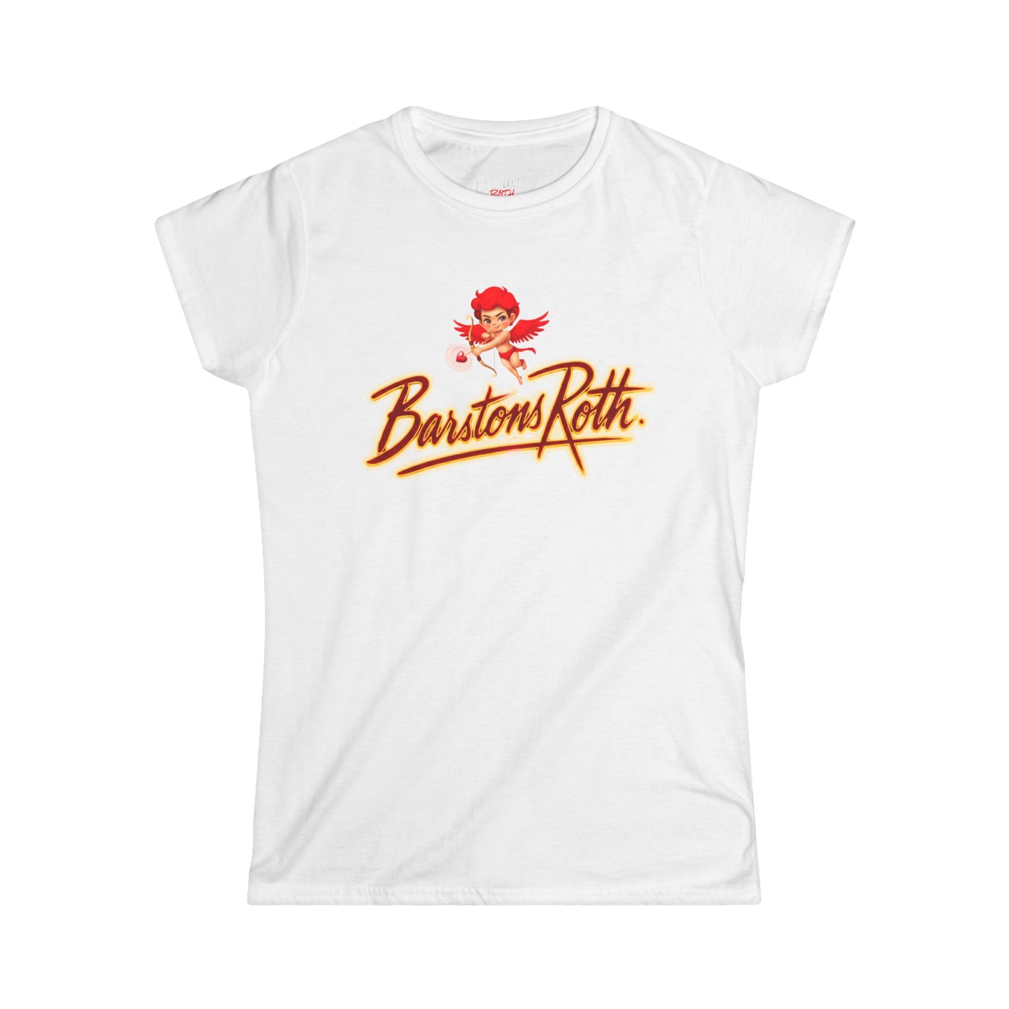 BR logo Cupid Graphic Tee — "Love Don't Miss" Women's T-Shirt