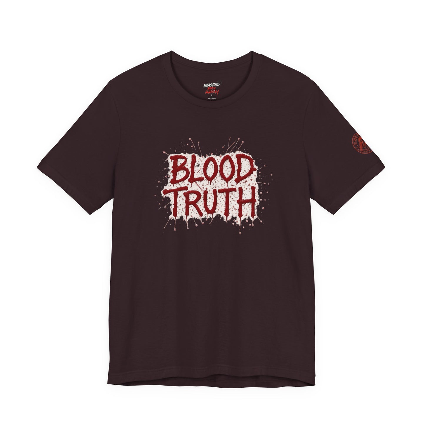 Blood truth Louisiana raised -Jersey Short Sleeve Tee
