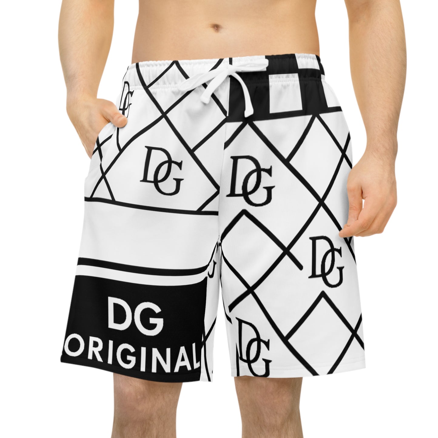 Del’Gabon -Athletic Long Shorts