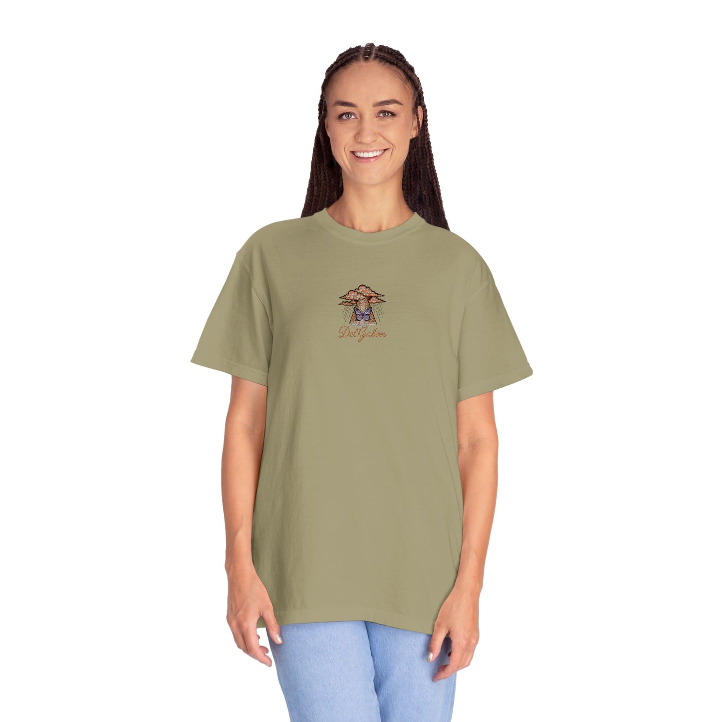 Del’Gabon butterfly September -tee