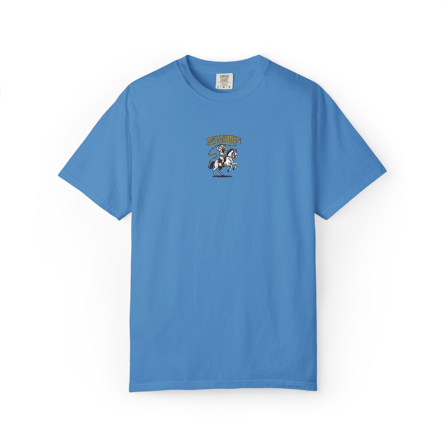 Del’Gabon- lasso embroidery tee