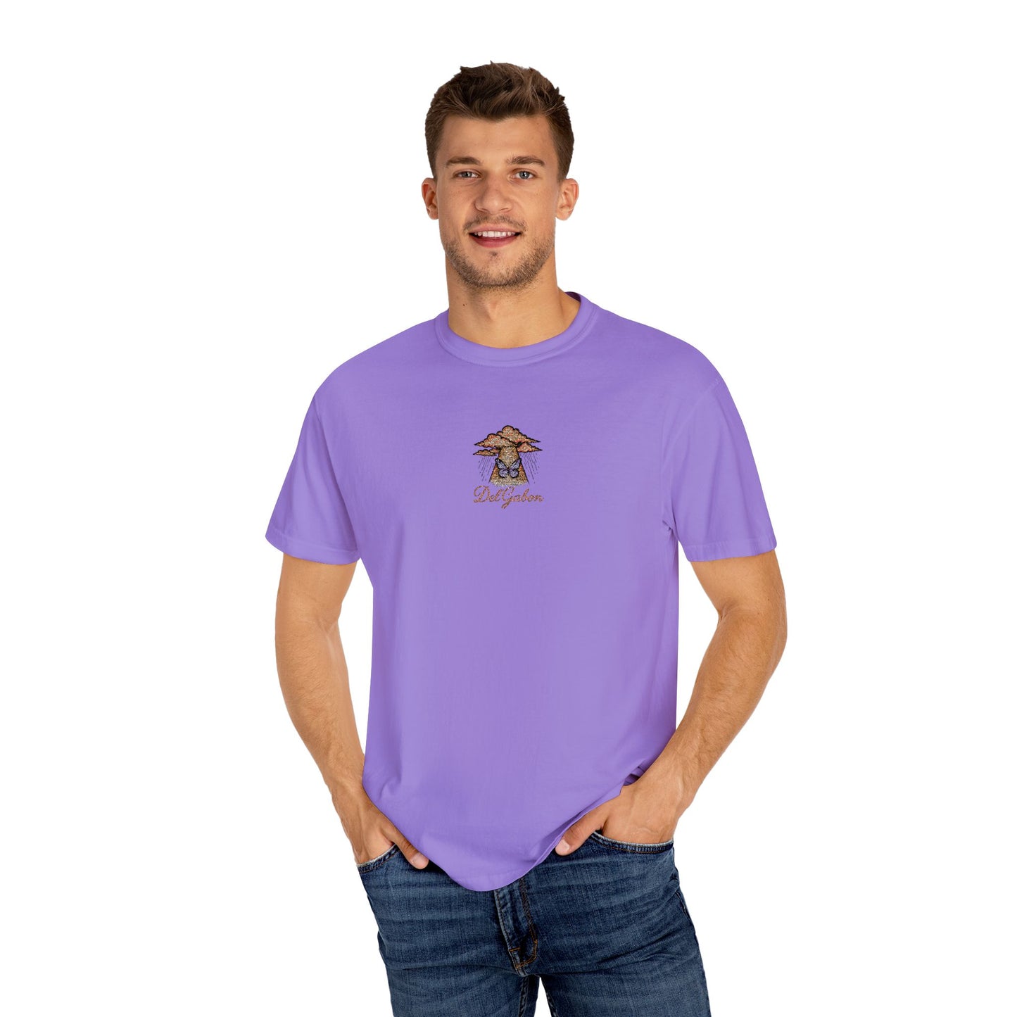 Del’Gabon butterfly September -tee