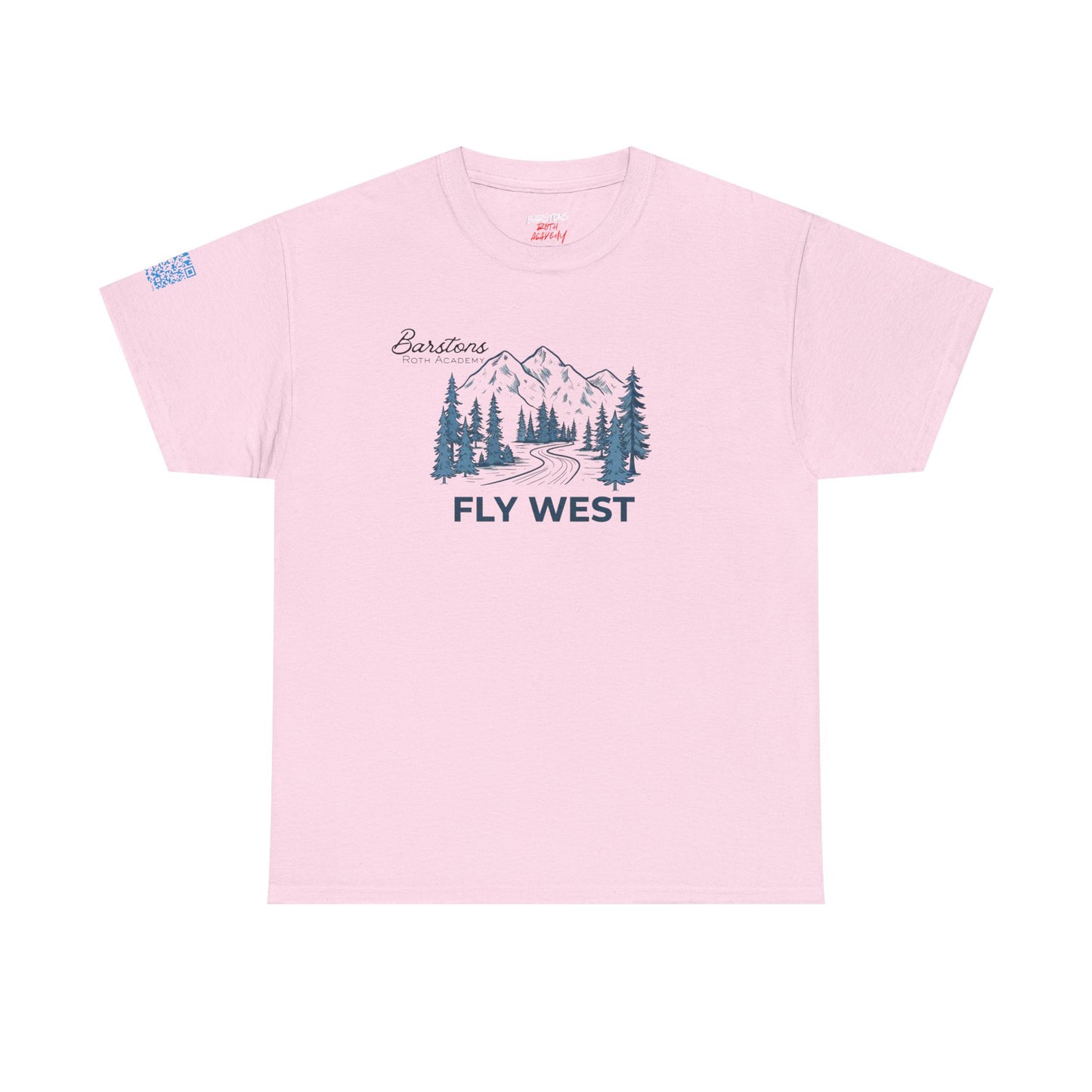 Barstons Roth Academy| fly west Tee |SCAN-ENABLED