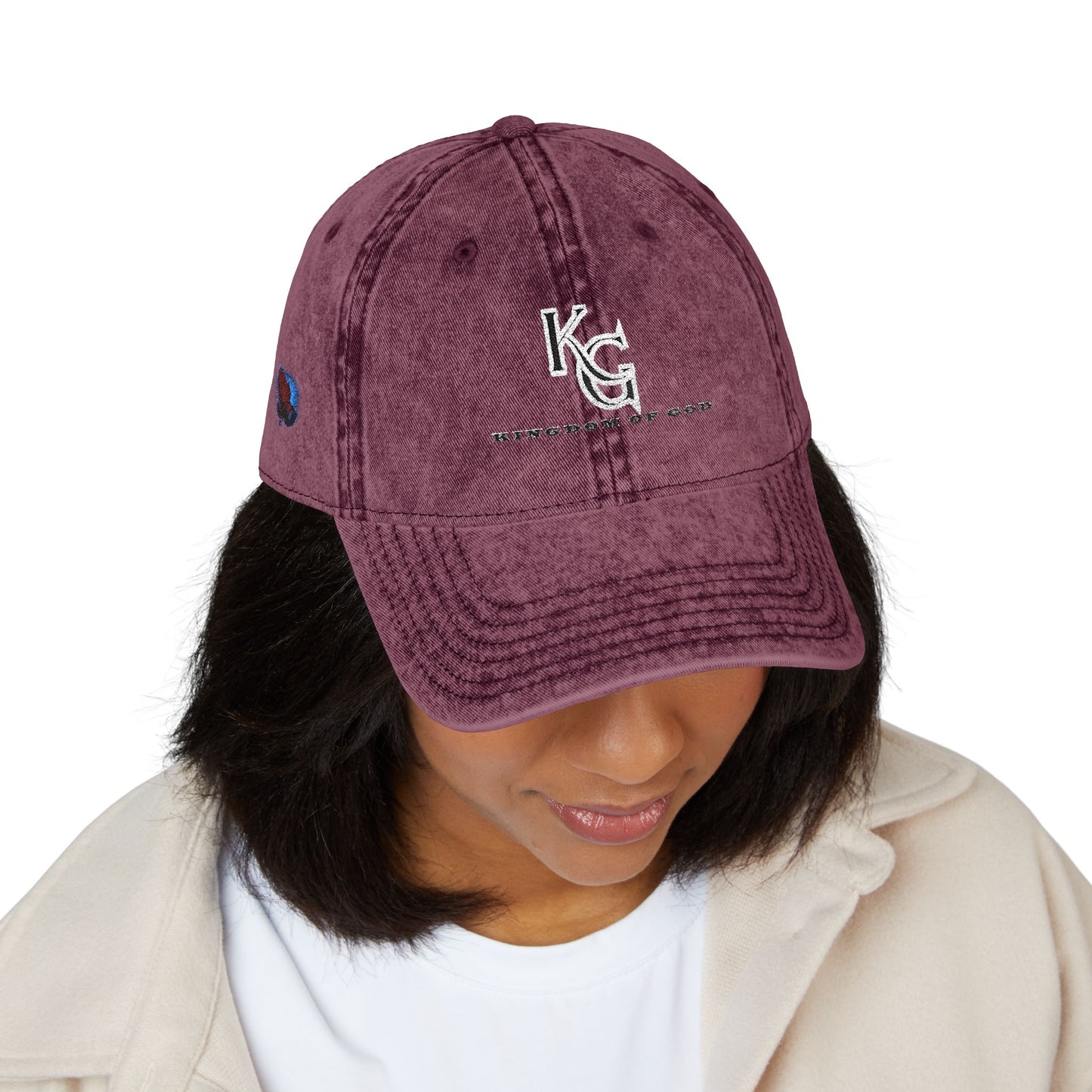 Kingdom of God -prayer hands emblem Cap (Embroidery)