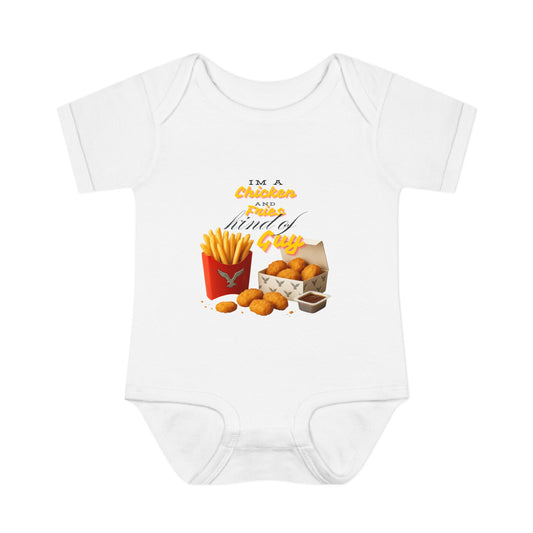 Little legends I'm A Chicken Nugget & Fries kind of guy onesie