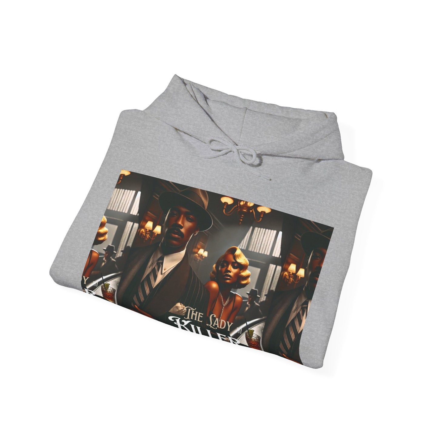 Vintage Noir Hoodie - 1930s Lady Killer Collection