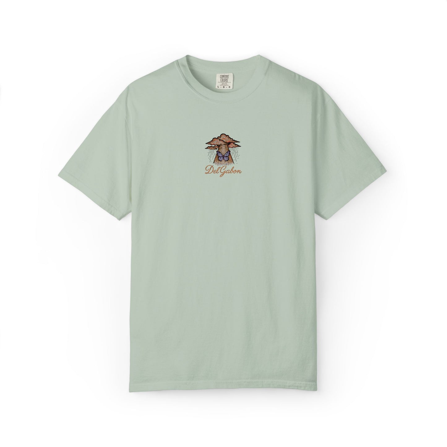 Del’Gabon butterfly September -tee