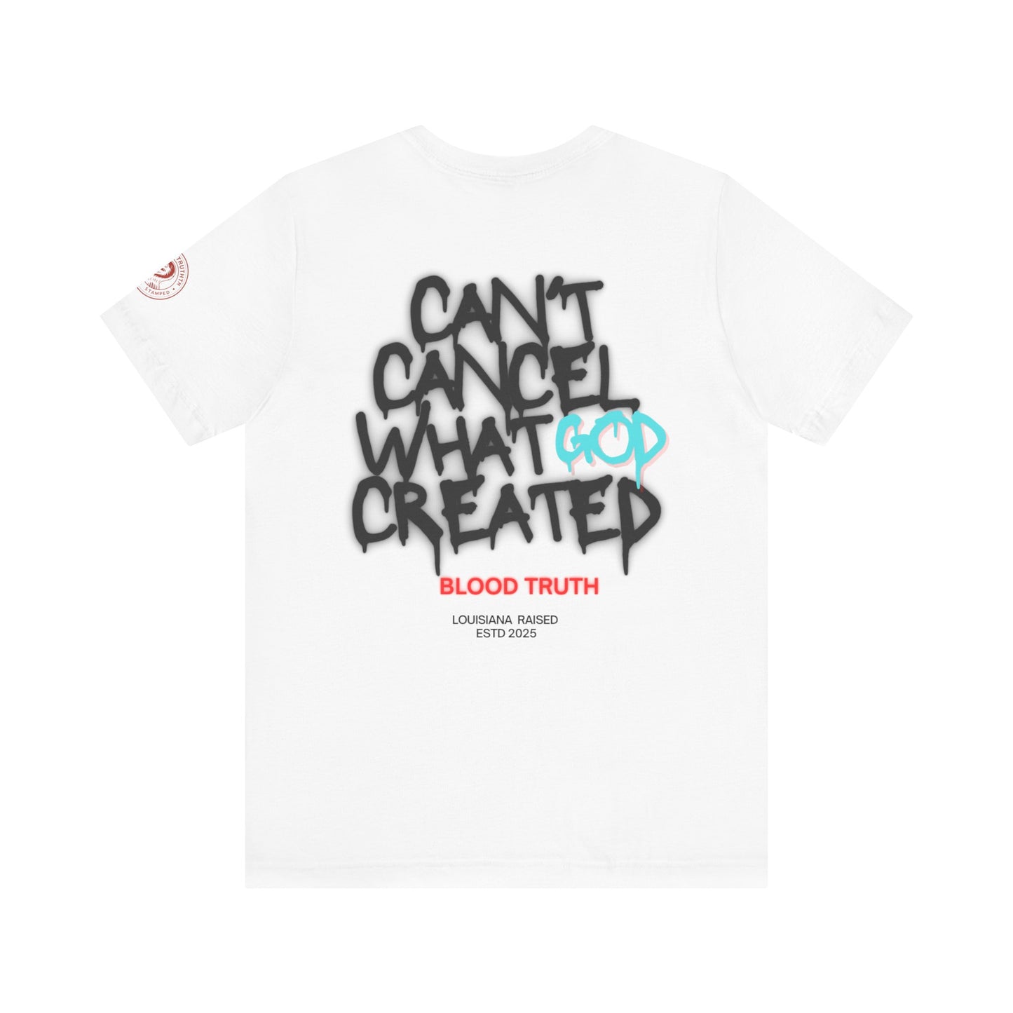 Blood truth Louisiana raised -Jersey Short Sleeve Tee