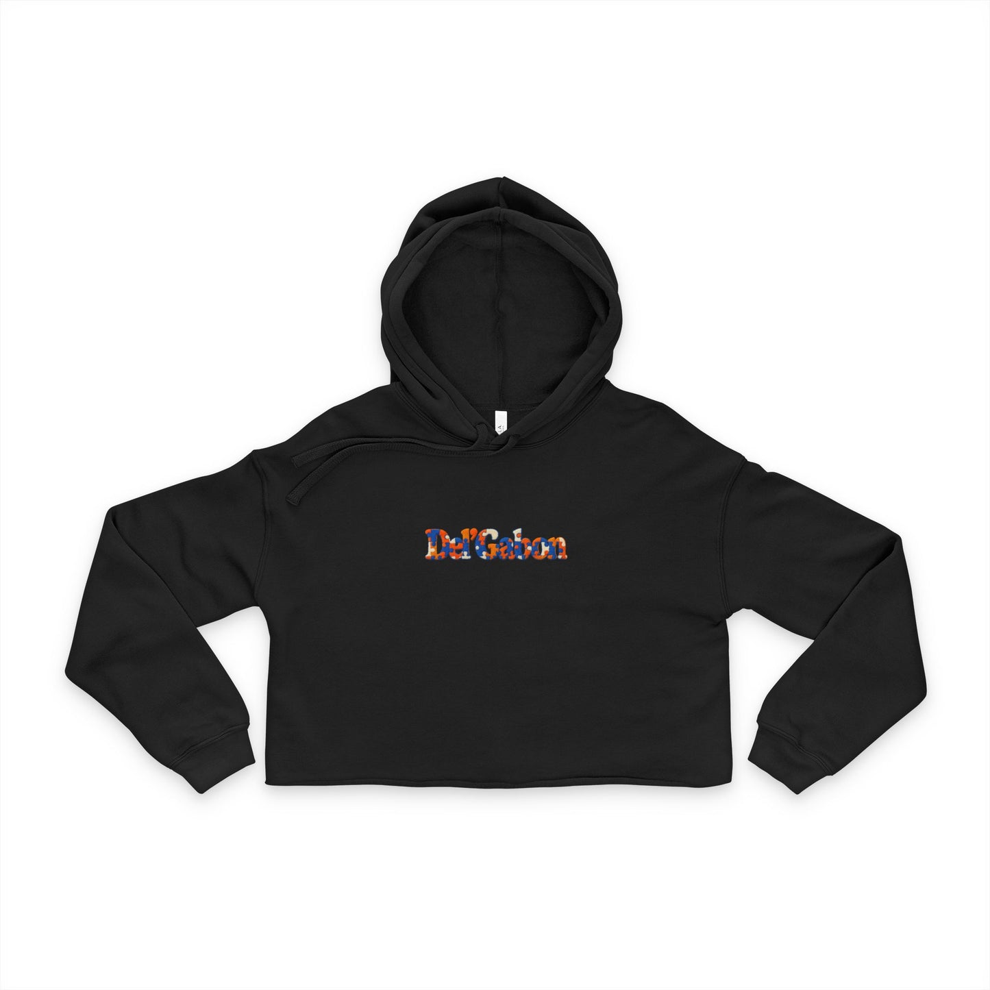 Del’Gabon puzzled Cropped Hoodie