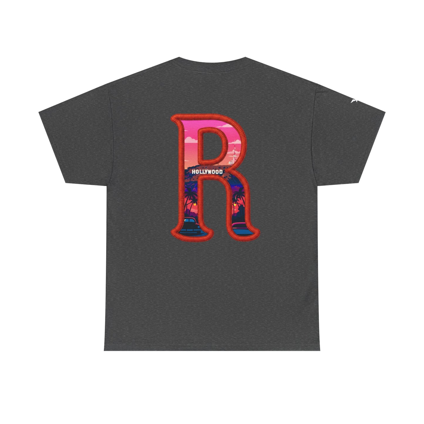 Barstons Roth Academy lost letter hawk crest  tee