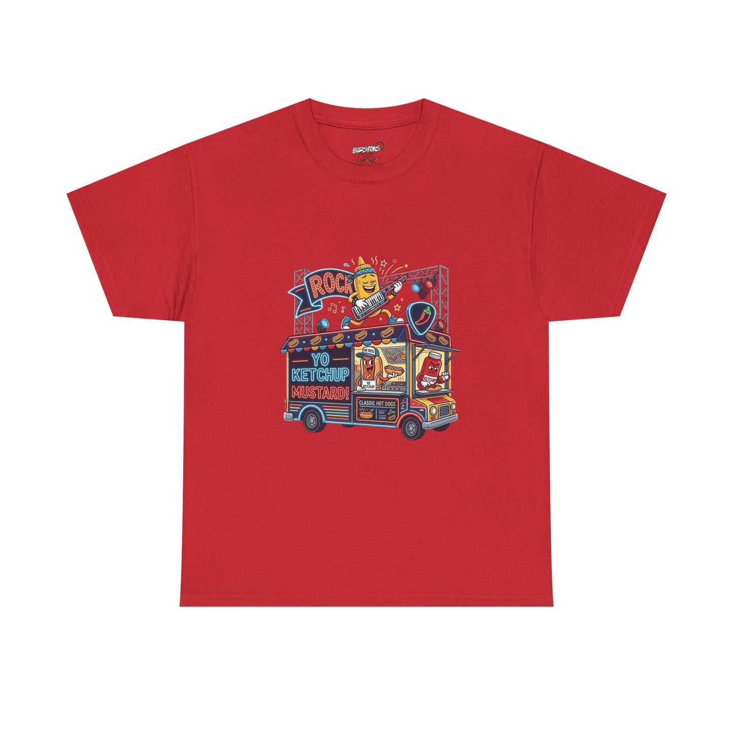 Yo ketchup mustard food truck tee