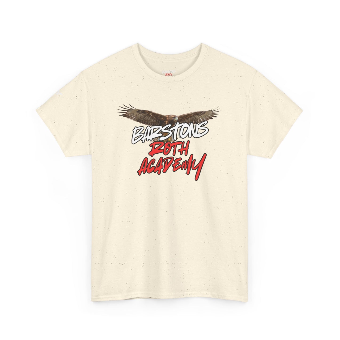 Barstons Roth Academy lost letter hawk crest  tee