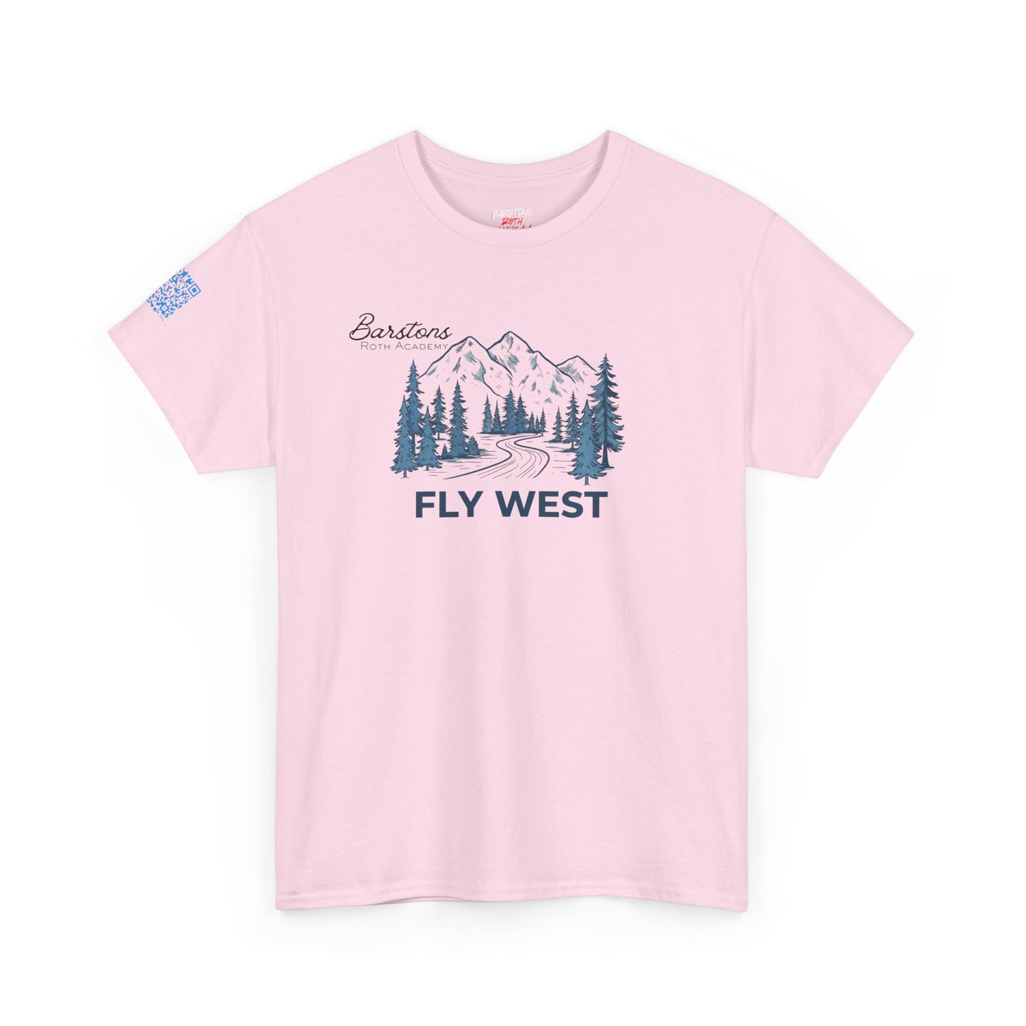 Barstons Roth Academy| fly west Tee |SCAN-ENABLED