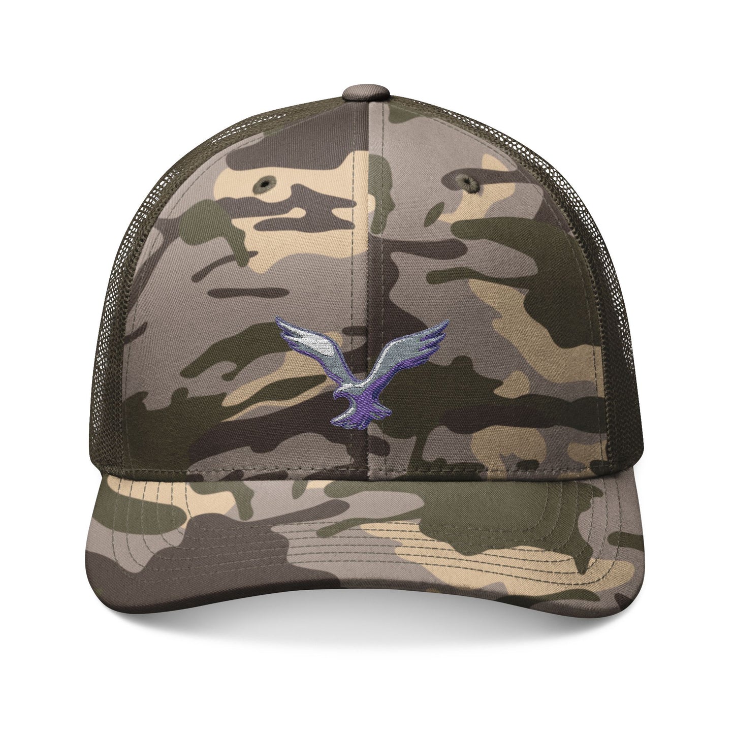 Barstons Roth Camouflage Embroidered Trucker Hat