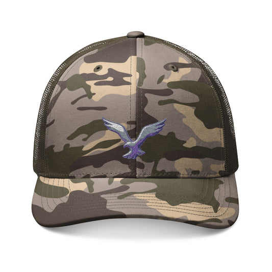 Barstons Roth Camouflage Embroidered Trucker Hat